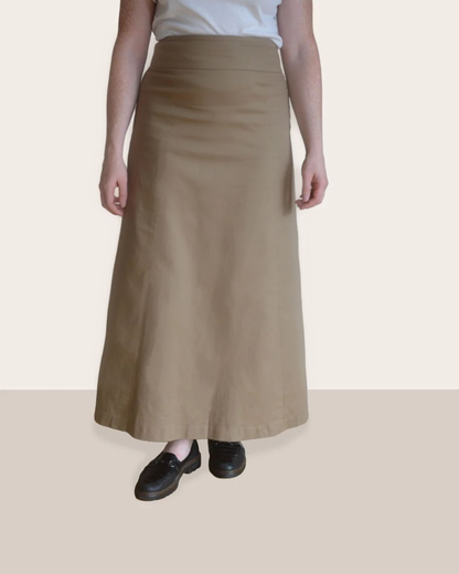 Taupe Maxi Skirt | Wittenfelt
